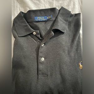 Polo Talph Lauren Men's Dark Grey sleeve shirt Size 3XL